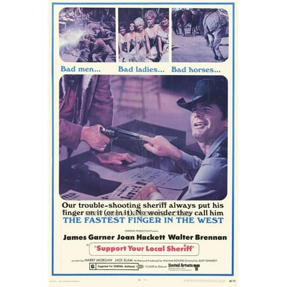 Posterazzi Support Your Local Sheriff Movie Poster - 27 x 40 in.