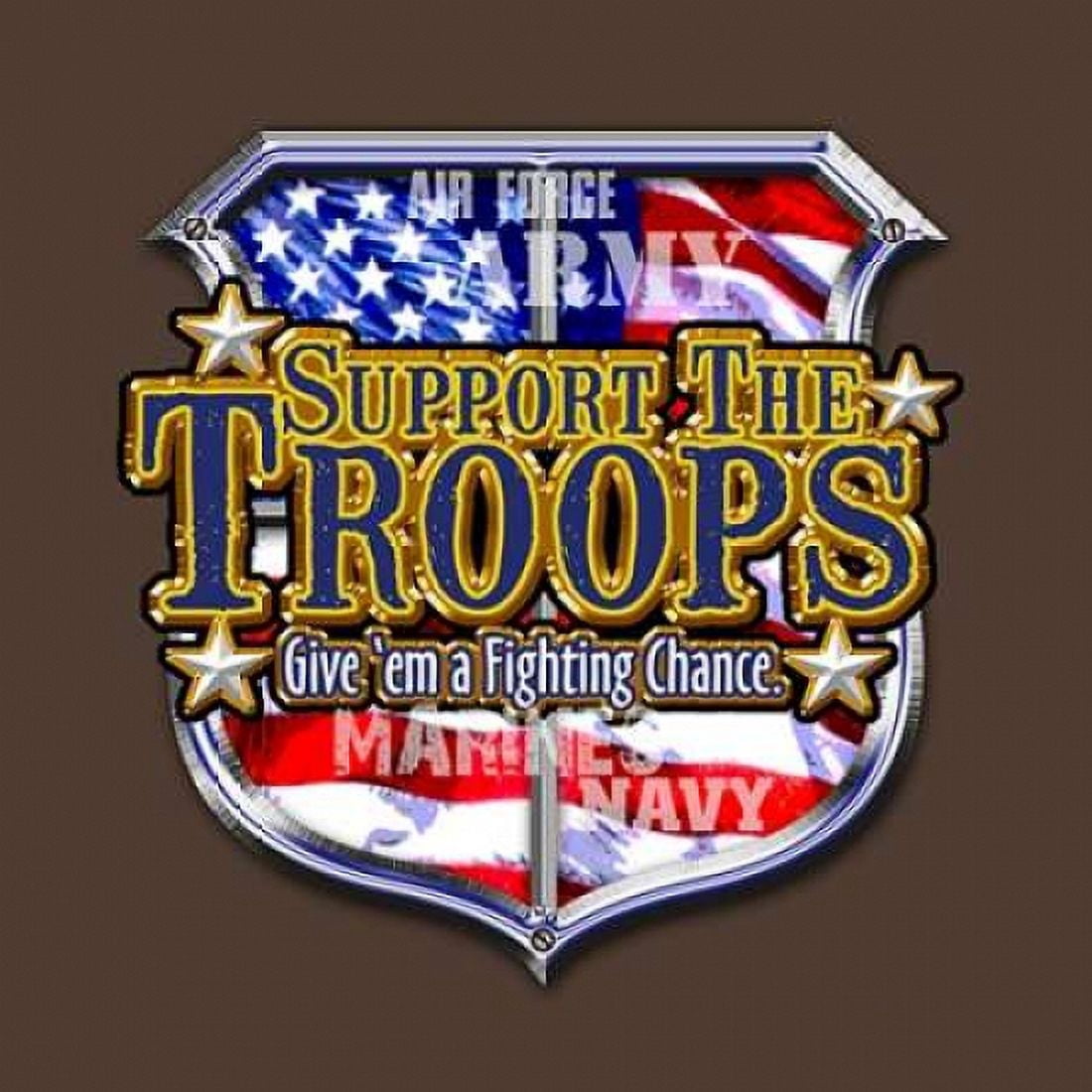 Posterazzi Support the Troops Canvas Art - Jim Baldwin (24 x 24)