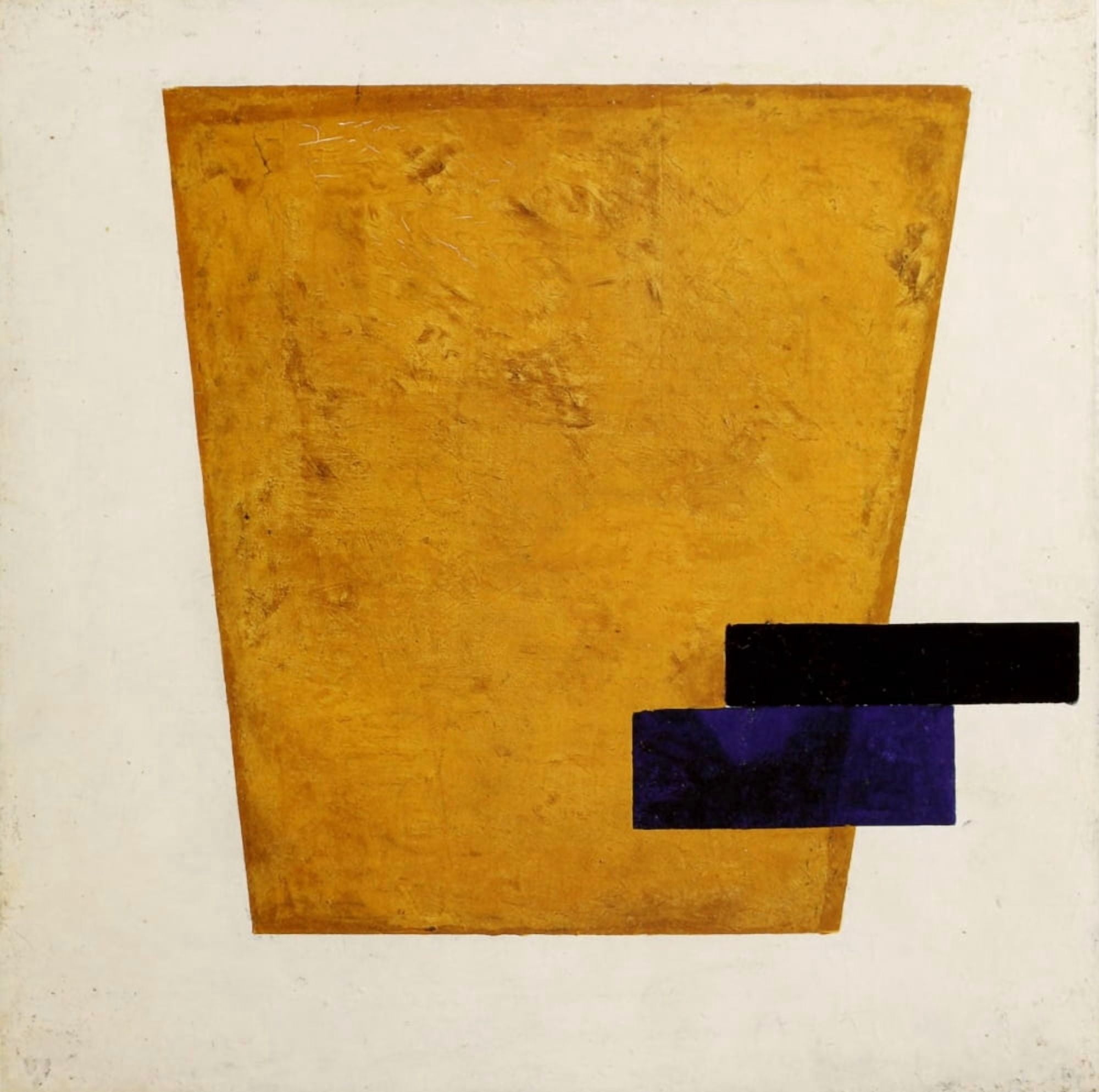 Posterazzi Suprematist Composition with Plane in Projection 1915 Canvas Art - Kazimir Malevich (24 x 36)