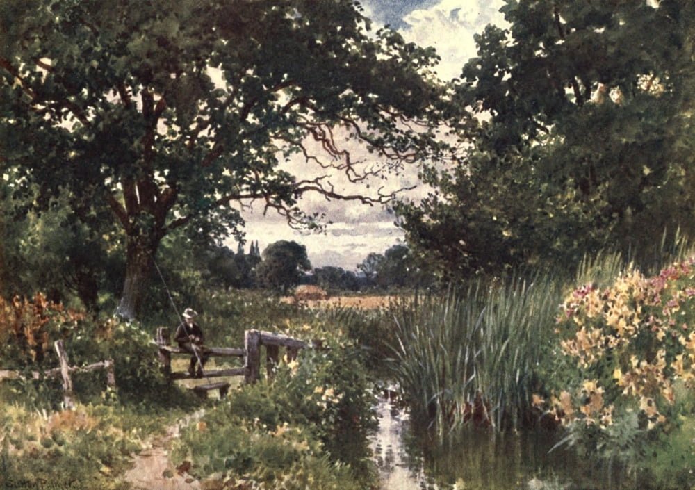 Posterazzi Surrey 1906 Near Chobham Canvas Art - Harold Sutton Palmer (24 x 36)