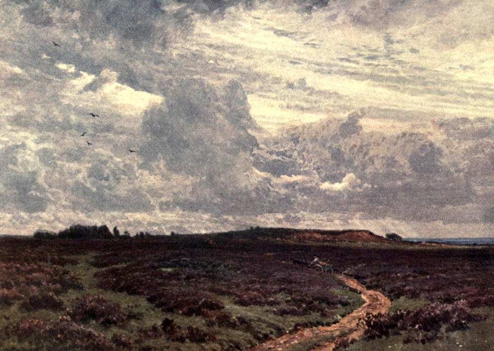 Posterazzi Surrey 1906 Sandy Road Milford Heath Canvas Art - Harold Sutton Palmer (24 x 36)