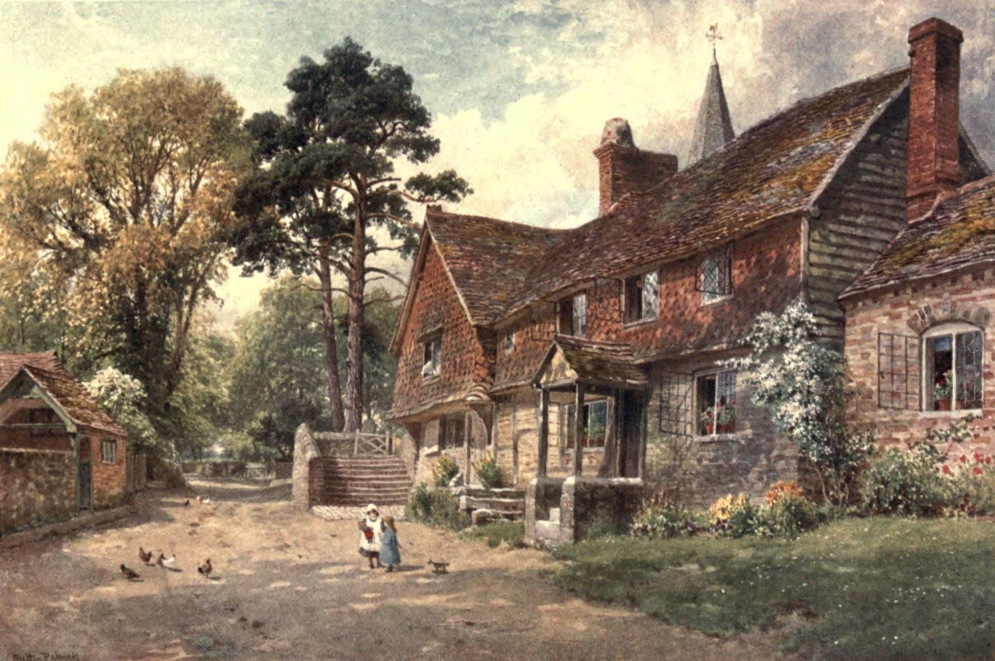 Posterazzi Surrey 1906 Witley Canvas Art - Harold Sutton Palmer (24 x 36)