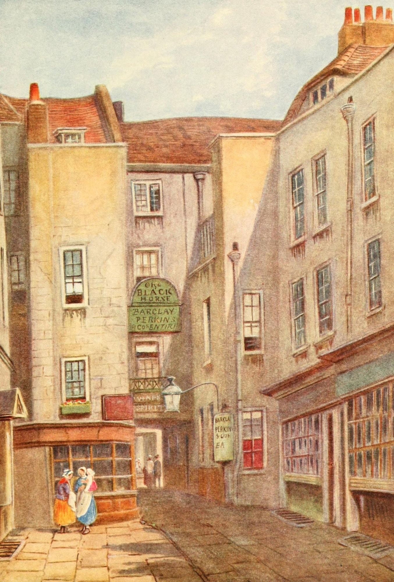 Posterazzi Survey of London 1940 Mays Buildings St Martins Lane Canvas Art - JT Wilson (24 x 36)