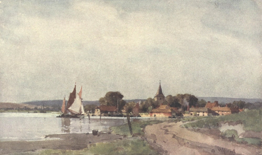 Posterazzi Sussex 1906 Bosham 2 Canvas Art - Wilfrid Ball (24 x 36)
