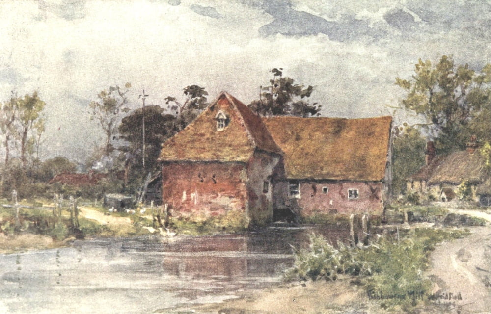 Posterazzi Sussex 1906 Fishbourne Mill Canvas Art - Wilfrid Ball (24 x 36)