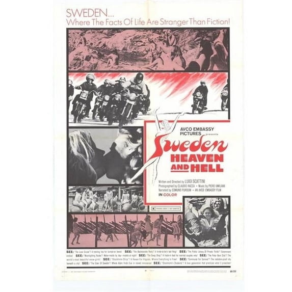 Posterazzi Sweden Heaven & Hell Movie Poster - 27 x 40 in.