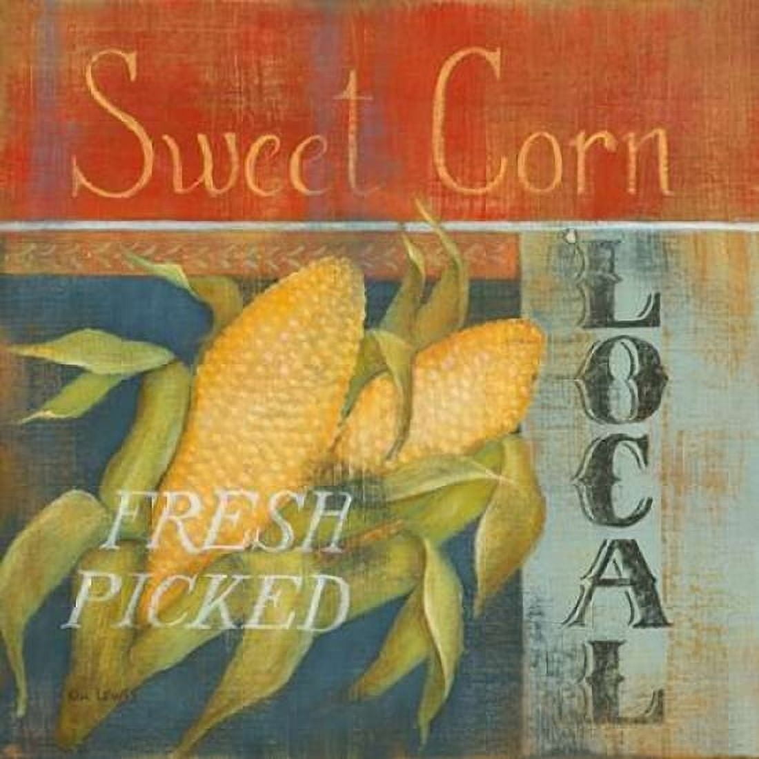 Posterazzi Sweet Corn Canvas Art - Kim Lewis (24 x 24)