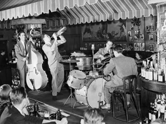 Posterazzi Swing Band Performing at Hickory House NYC Canvas Art - Anonymous (22 x 28)