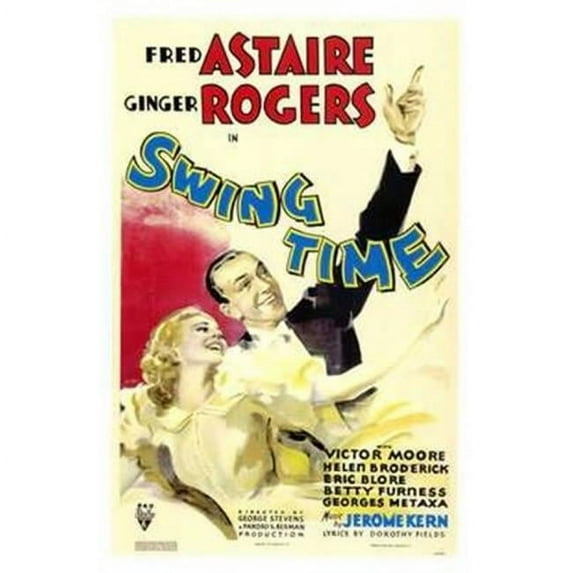 Posterazzi Swing Time Movie Poster - 11 x 17 in.