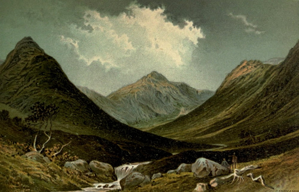 Posterazzi T Nelson & Sons Souvenir of Scotland 1897 Glen Sannox Arran Canvas Art - T Nelson & Sons (24 x 36)
