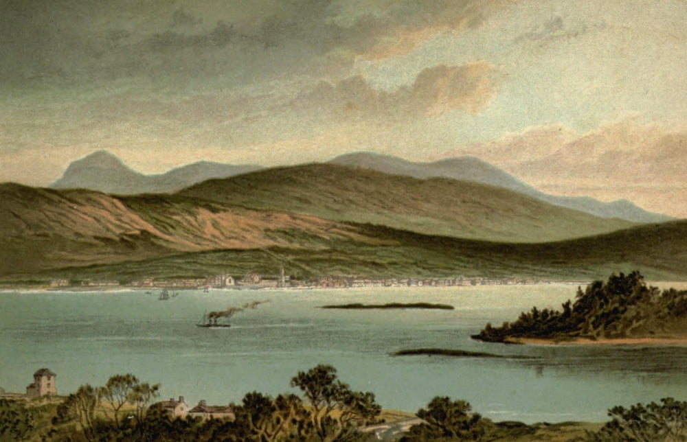 Posterazzi T Nelson & Sons Souvenir of Scotland 1897 Loch Eil & Fort William Canvas Art - T Nelson & Sons (24 x 36)