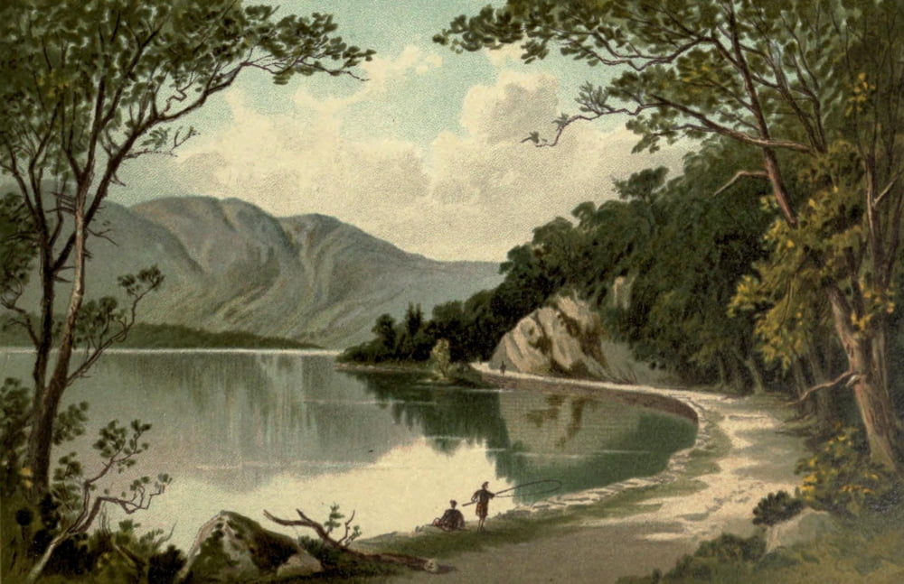 Posterazzi T Nelson & Sons Souvenir of Scotland 1897 Loch Katrine Canvas Art - T Nelson & Sons (24 x 36)