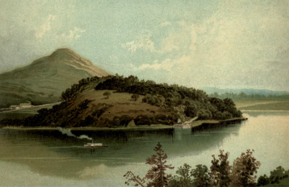 Posterazzi T Nelson & Sons Souvenir of Scotland 1897 Loch Lomond Pass of Balmaha Canvas Art - T Nelson & Sons (24 x 36)