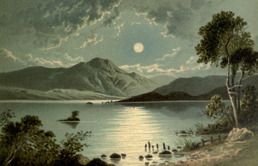 Posterazzi T Nelson & Sons Souvenir of Scotland 1897 Loch Vennachar Canvas Art - T Nelson & Sons (24 x 36)