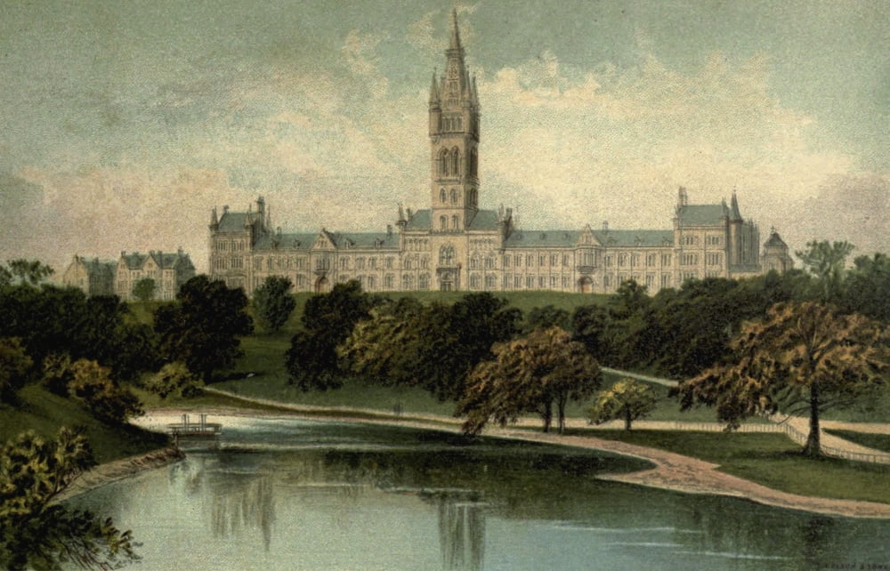 Posterazzi T Nelson & Sons Souvenir of Scotland 1897 New university Glasgow Canvas Art - T Nelson & Sons (24 x 36)