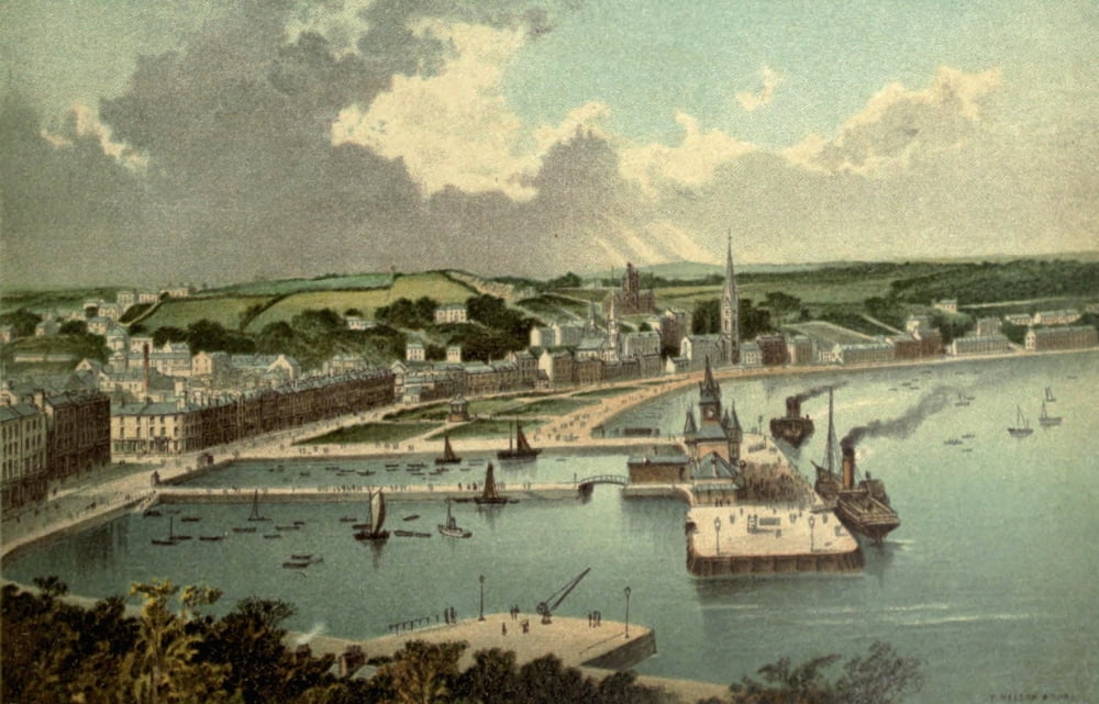 Posterazzi T Nelson & Sons Souvenir of Scotland 1897 Rothesay Canvas Art - T Nelson & Sons (24 x 36)