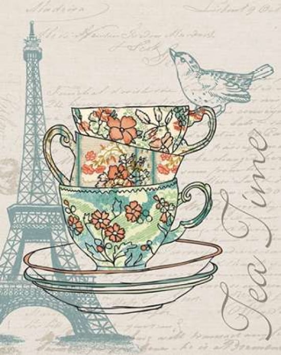 Posterazzi TEA TIME Canvas Art - Piper Ballantyne (22 x 28)