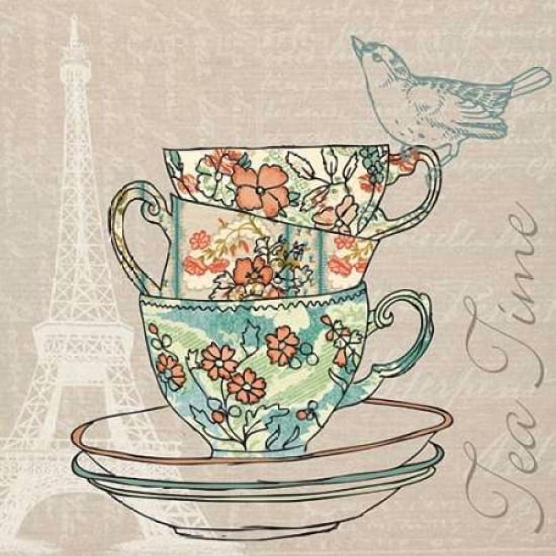 Posterazzi TEA TIME Canvas Art - Piper Ballantyne (24 x 24)