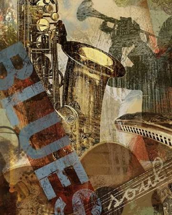 Posterazzi THE BLUES Canvas Art - Eric Yang (24 x 30)