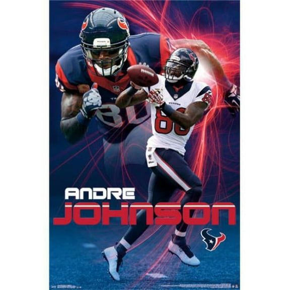Posterazzi TIARP13660 Houston Texans - Andre Johnson 2014 Poster Print - 24 x 36 in.