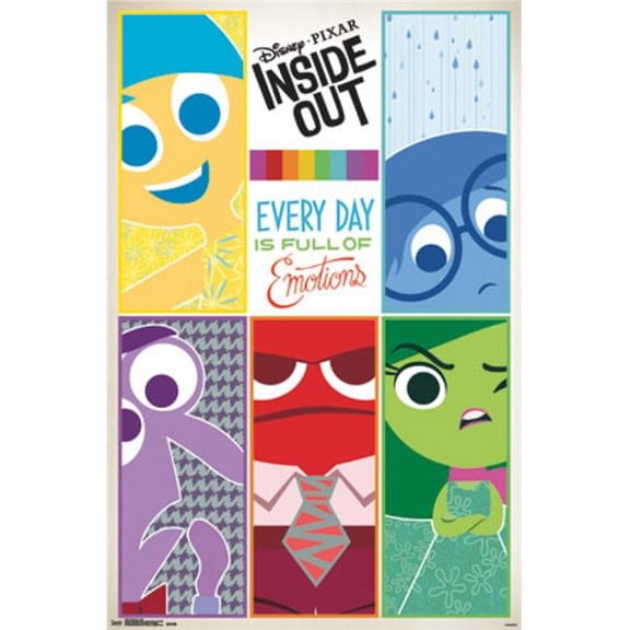 Posterazzi TIARP13733 Disney Inside Out - Grid Poster Print - 22 x 34 in.