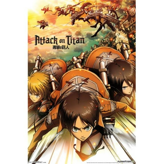 Posterazzi TIARP13801 Attack on Titan - Attack Poster Print - 24 x 36 in.