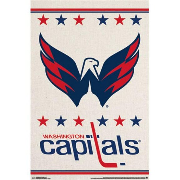Posterazzi TIARP13871 Washington Capitals - Logo 14 Poster Print - 22 x 34 in.