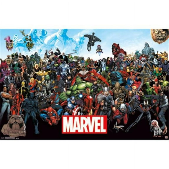 Posterazzi TIARP14133 Marvel - The Lineup 15 Poster Print - 22 x 34 in.