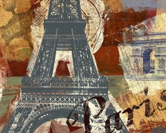 Posterazzi TOUR PARIS Canvas Art - Eric Yang (24 x 30)
