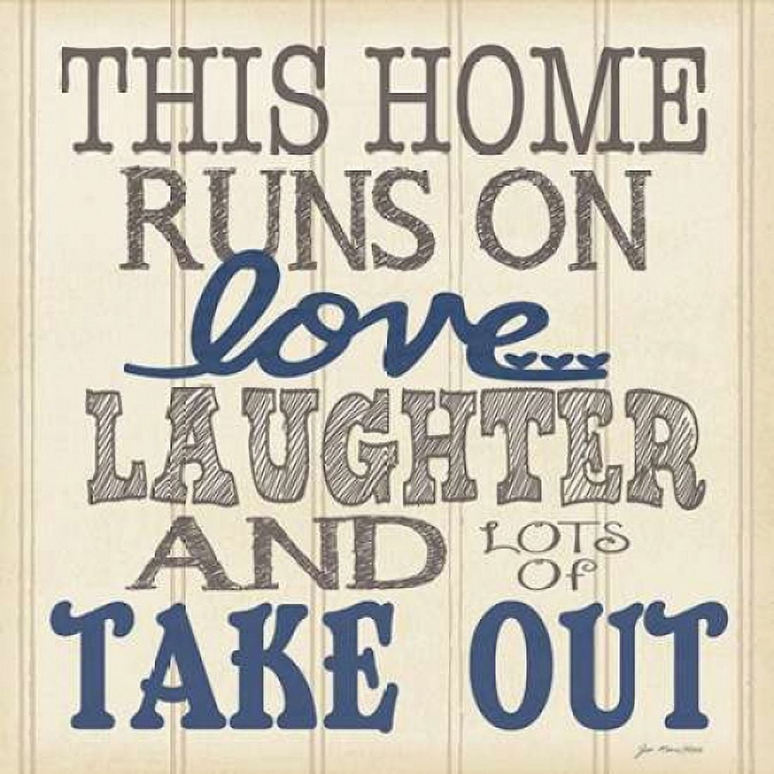 Posterazzi Take Out - Square Canvas Art - Jo Moulton (24 x 24)