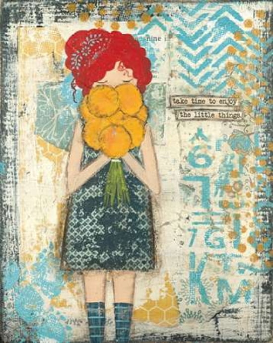 Posterazzi Take Time to Enjoy Canvas Art - Cassandra Cushman (24 x 30)