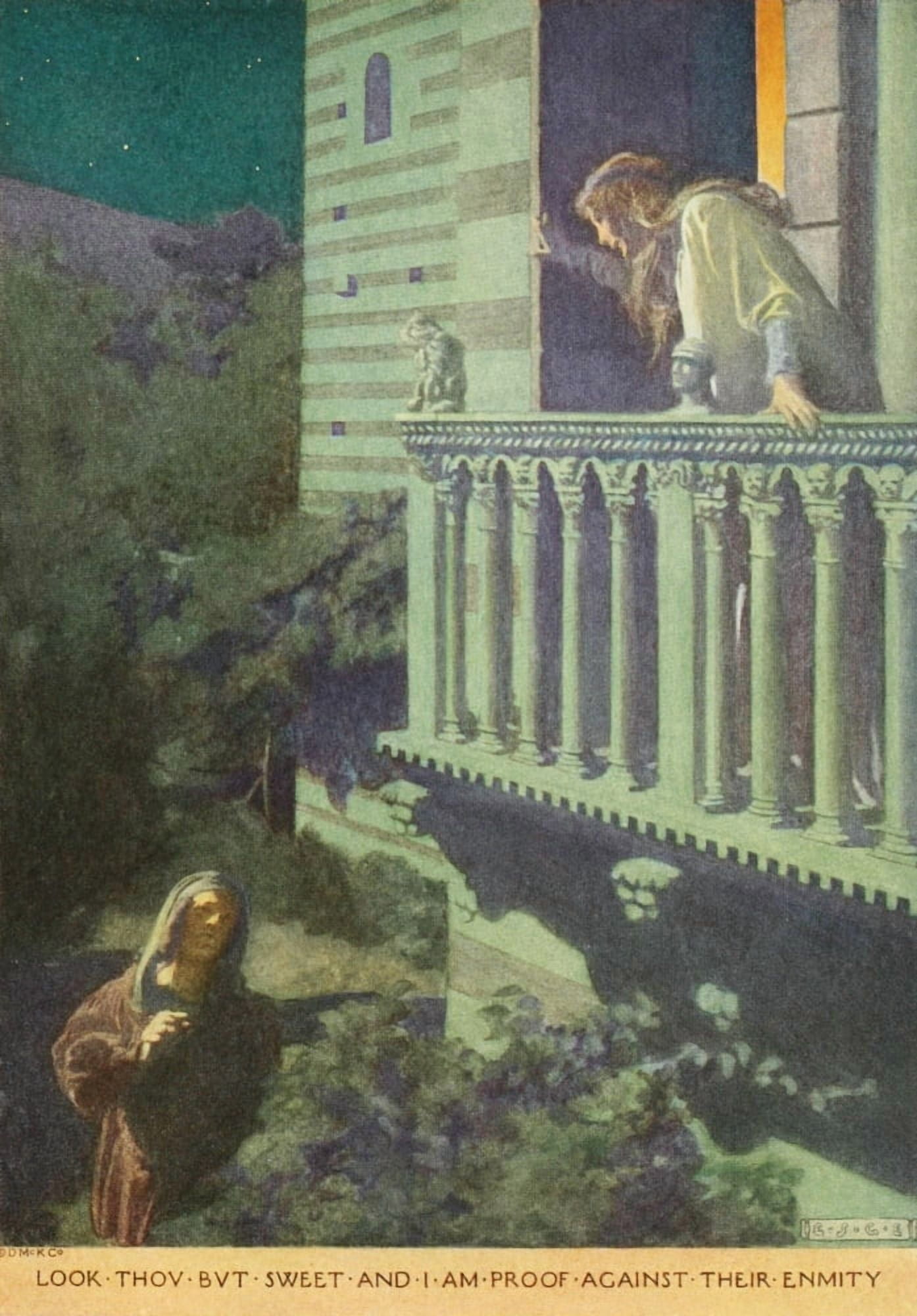 Posterazzi Tales from Shakespeare 1922 Look thou but sweet Canvas Art - Elizabeth Shippen Green (24 x 36)