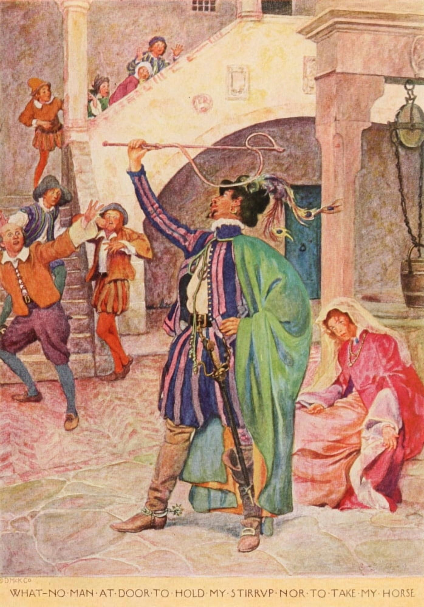 Posterazzi Tales from Shakespeare 1922 Nor to take my horse Canvas Art - Elizabeth Shippen Green (24 x 36)
