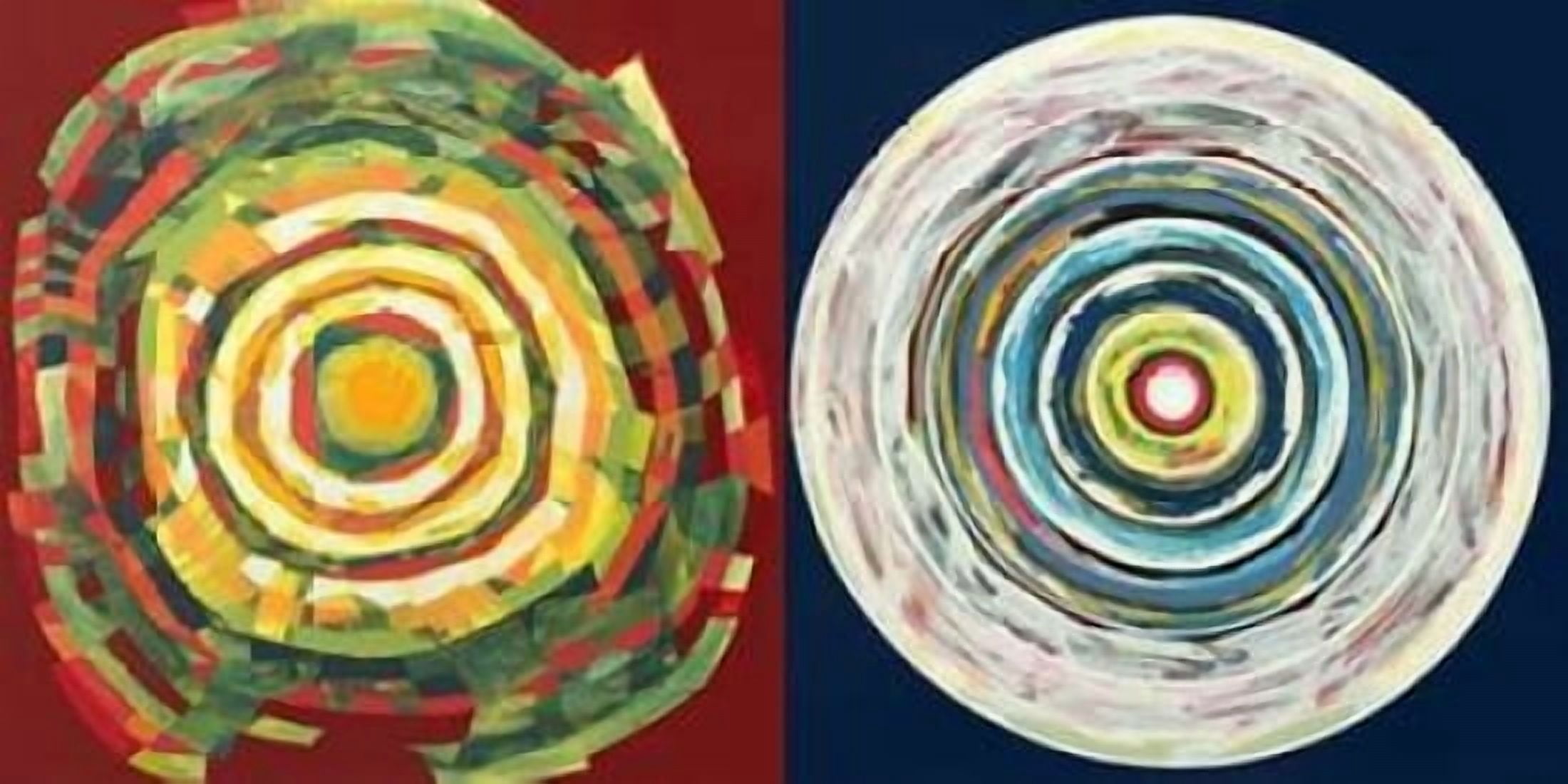 Posterazzi Target duo I Canvas Art - Nino Mustica (24 x 48)
