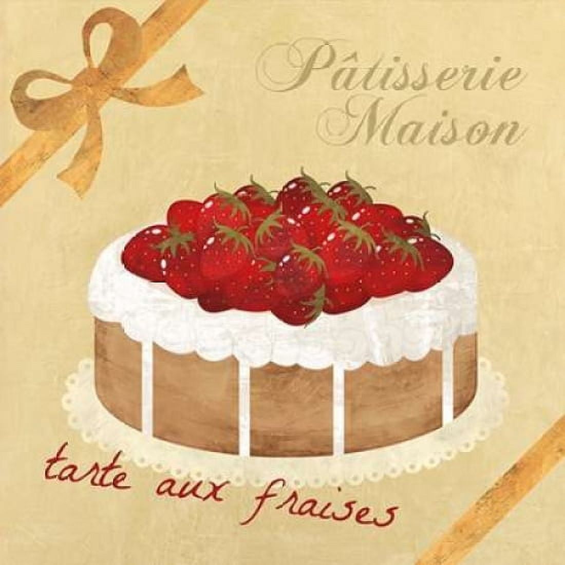 Posterazzi Tarte aux fraises Canvas Art - Skip Teller (24 x 24)