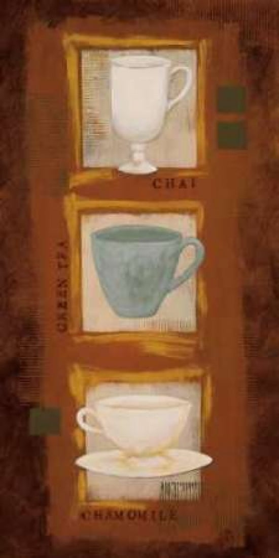 Posterazzi Tea Time Canvas Art - Rita Vindedzis (24 x 48)