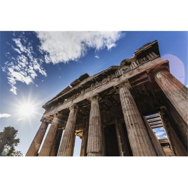 Posterazzi  Temple of Hephaestus - Athens Greece Poster Print by Reynold Mainse - 38 x 24 - Large