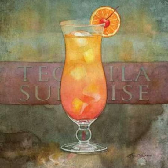 Posterazzi Tequila Sunrise Canvas Art - Lynnea Washburn (24 x 24)