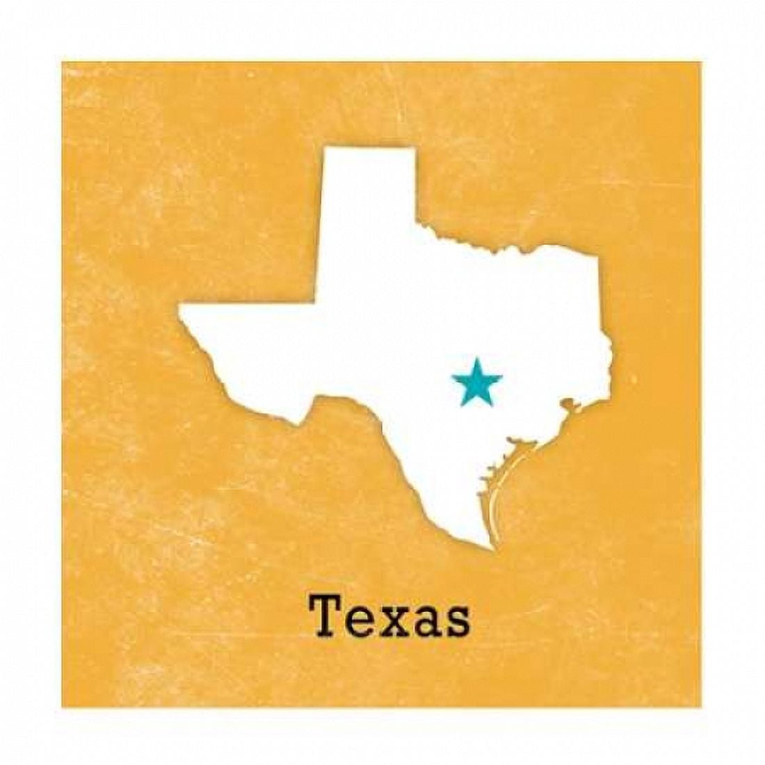 Posterazzi Texas Canvas Art - SD Graphics (24 x 24)