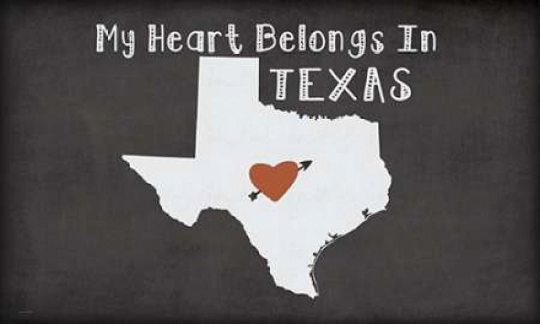 Posterazzi Texas Chalk Canvas Art - Jo Moulton (12 x 18)