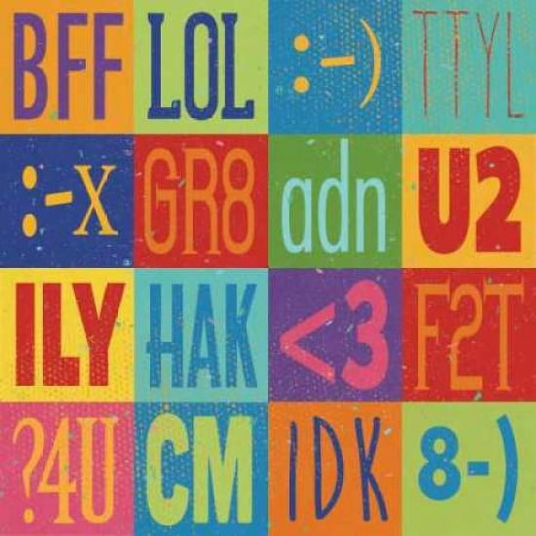 Posterazzi Text Talk Canvas Art - Stephanie Marrott (24 x 24)