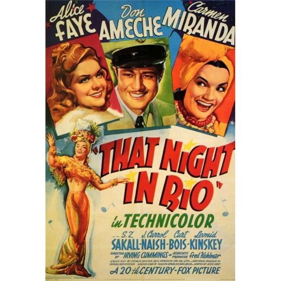 That Night in Rio Movie Poster Print (27 x 40)