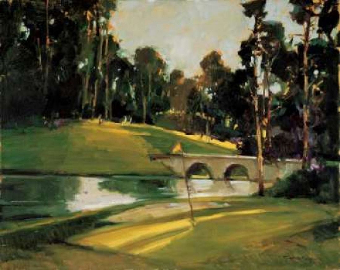 Posterazzi The 9th Tee Canvas Art - Ted Goerschner (24 x 30)