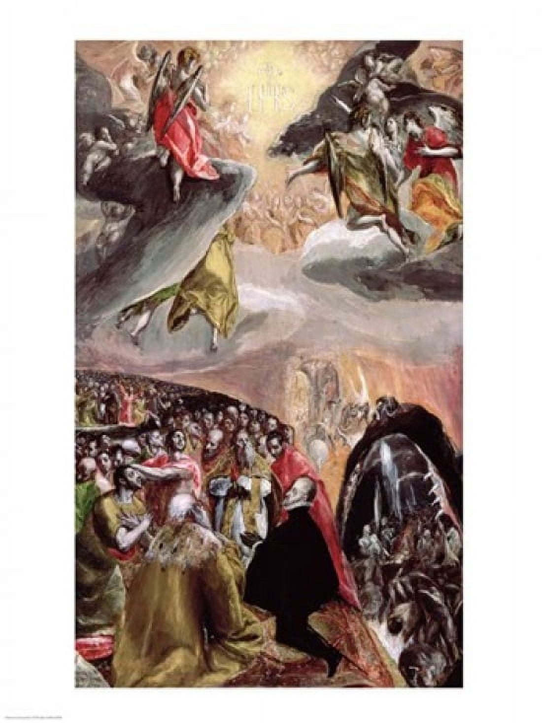 Posterazzi The Adoration of the Name of Jesus Canvas Art - El Greco (24 x 36)