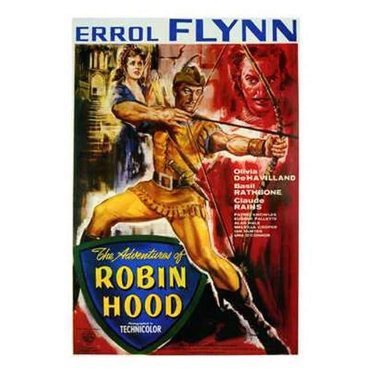 Posterazzi The Adventures of Robin Hood Movie Poster - 11 x 17 in ...