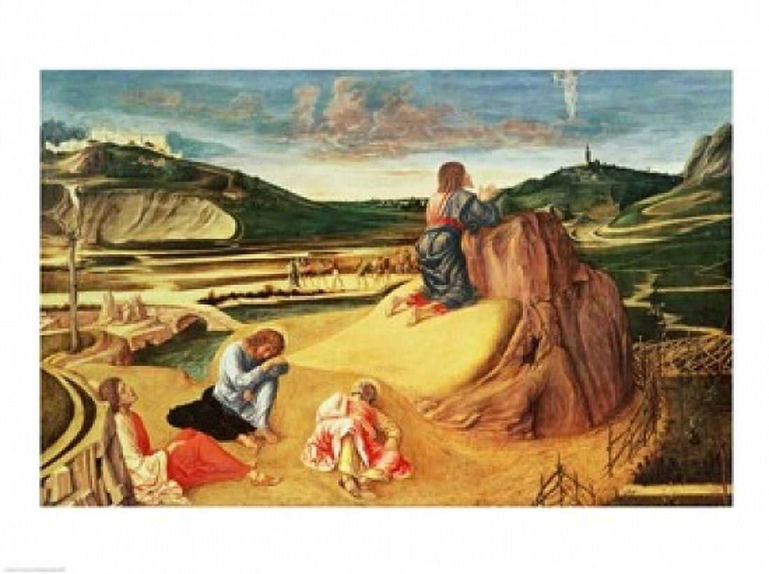 Posterazzi The Agony in the Garden Canvas Art - Giovanni Bellini (36 x 24)