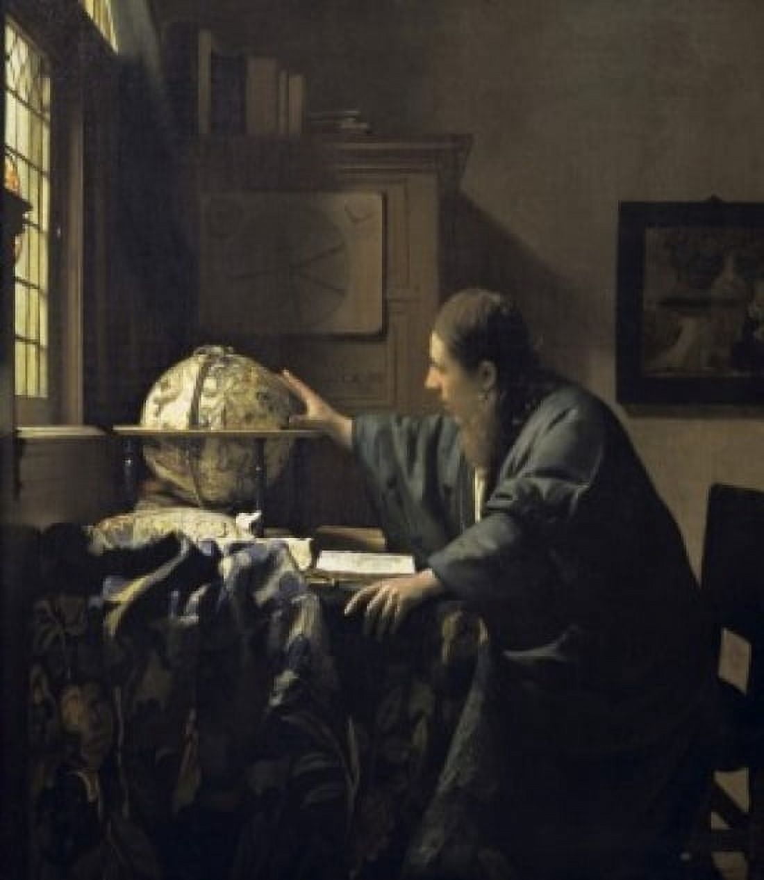 Posterazzi The Astronomer 1668 Jan Vermeer (1632-1675Dutch) Musee du Louvre Paris Canvas Art - Jan Vermeer (24 x 36)