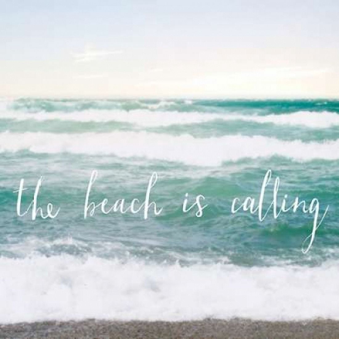 Posterazzi The Beach is Calling Canvas Art - Laura Marshall (24 x 24)