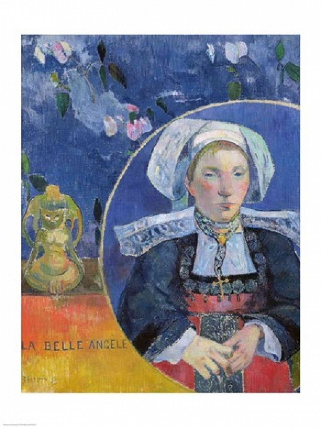 Posterazzi The Beautiful Angel Canvas Art - Paul Gauguin (24 x 36)