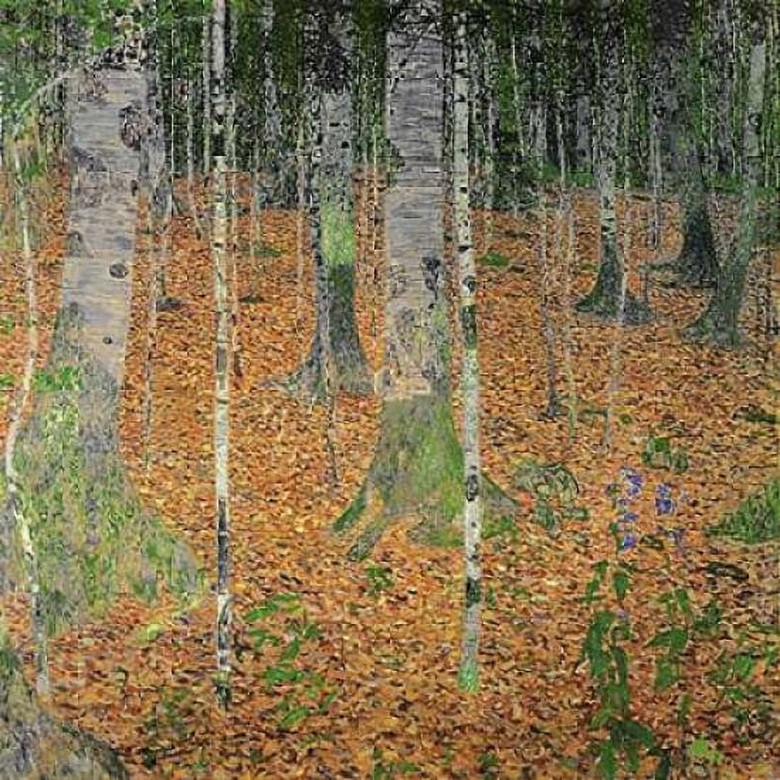 Posterazzi The Birch Wood Canvas Art - Gustav Klimt (24 x 24)